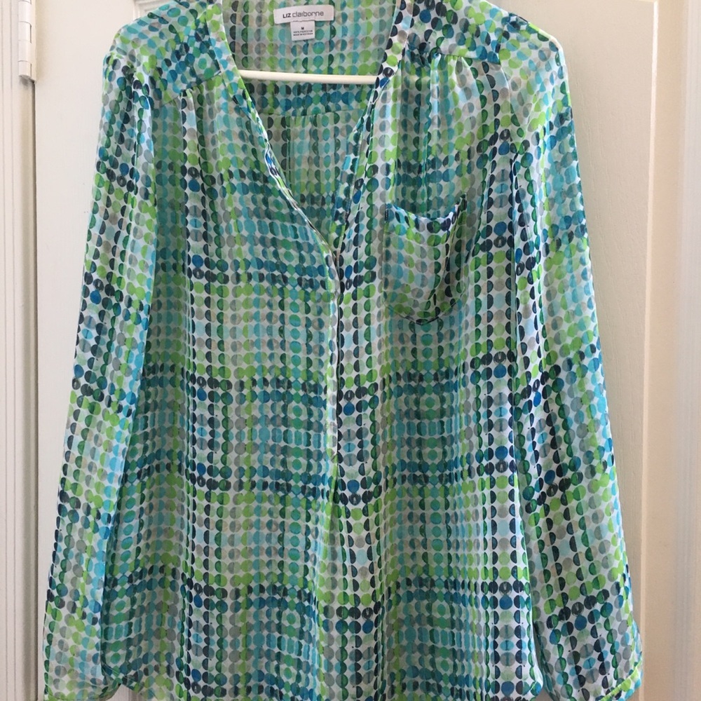 FINAL MARKDOWN Ladies Liz Claiborne tunic  medium